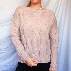 Nasty Gal Light Pink Sweater